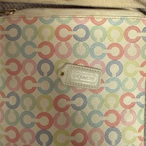 Coach Multicolor Patterned Crossbody Bag